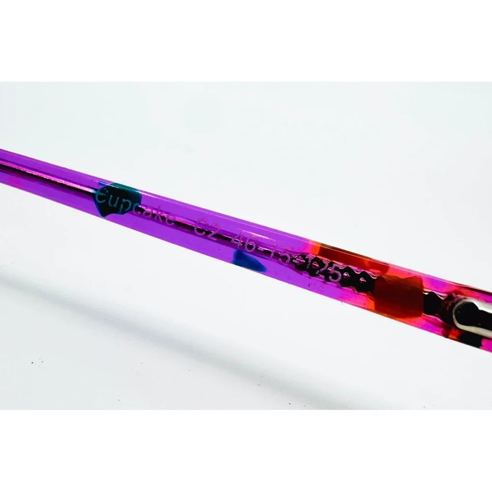 db4k Cupcake Eyeglass Frames Kids Purple Multi Tortoise 46-15-125